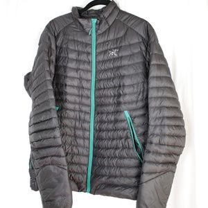 arcteryx light down jacket size L